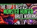 The Top 5 Best Brute Wyverns in All of Monster Hunter History! (Iceborne/Discussion/Lore/Fun) #mhw