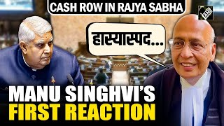 Abhishek Manu Singhvi’s 1st reaction on claims of cash found at seat allotted to him in Rajya Sabha