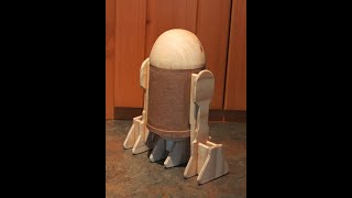 Swing Test #1 - R2-D2 Flying Model Rocket