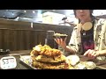 大食いチャレンジ→粉や 稲毛店で6キロお好み焼きを食べた。with darron