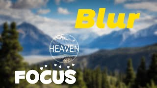 CSS, Javascript blur/focus effects