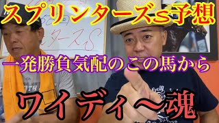 【第56回スプリンターズS予想👺】ゴール前は混戦でいい〜‼️荒れてくれ〜‼️