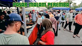 Malaysia Street Food Night Market I Pasar Malam Peremba Alor Setar. Kedah Traditional Night Market.