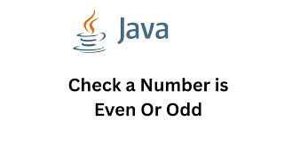 Check if a number is even or Odd in Java | Java Program for beginners| #java #programming #coding