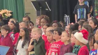 Grayson's 3rd grade Christmas concert