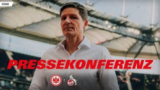 "Es war ein mega intensives Fußballspiel" I Pressekonferenz nach Eintracht Frankfurt - 1. FC Köln