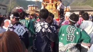 【高屋祭】JAイベント　第参幕（H27）Japanese drum float Performance. 2015.4.11(3)