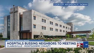 Hospitals bussing neighbors to Clarksville health care meeting