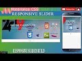 how to create responsive slider || how to create full width image slider in materialize css