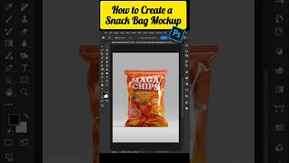 How to create a snack bag mockup| snack bag mockup in Photoshop #photoshop #shortsfeed #shortsviral