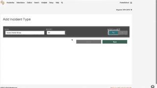Edit Incident Types