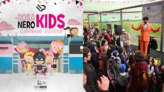 ROSANERO KIDS - CARNIVAL EDITION 🎭 La festa di carnevale al Barbera con i piccoli tifosi rosanero 🩷🖤