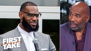 'LeBron James is a genius' businessman - Steve Harvey | First Take