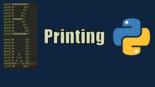 Getting Started With Python (Printing + Exercise) - Learn Python Basics 1