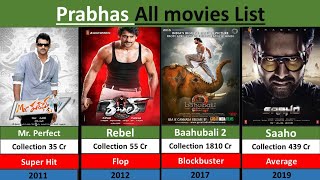 prabhas all movies list | prabhas movies list hits and flops | comparison