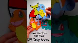 Pokemon DIY Busy Book