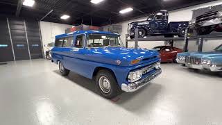 1962 GMC C1000 Custom Suburban, 305ci V6 with 4-Speed Manual, Walk Around and Cold Start.