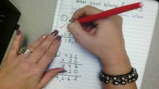 Finding Mistakes in Multiplication Problems