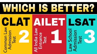 CLAT Vs AILET Vs LSAT Full Comparison in Hindi | Law Entrance Preparation | LLB Entrance |