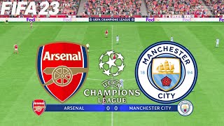 FIFA 23 | Arsenal vs Manchester City - UCL UEFA Champions League - PS5 Full Gameplay