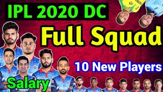 IPL 2020: DC Full Squad, Delhi capitals final squad, Salary