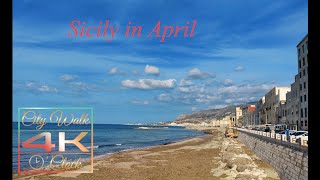 4K City Walk In The City of Salt and Sail Trapani, Sicily