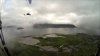 Polarsirkelen Paragliding Nesnatreffet 2018 dag 1