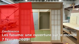 Conférence : Les fusuma: une ouverture sur le monde - 7 février