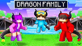 Adopted By A DRAGON FAMILY In Minecraft!