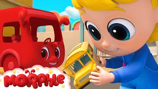 My Big Red Bus - Shrinking Town! | Morphle the Magical Red Pet | Fun Cartoons