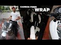 Complete Pulsar Ns200 get wrapped by Self at Home  !! | Carbon Fiber Wrap | Its ILLEGAL ??