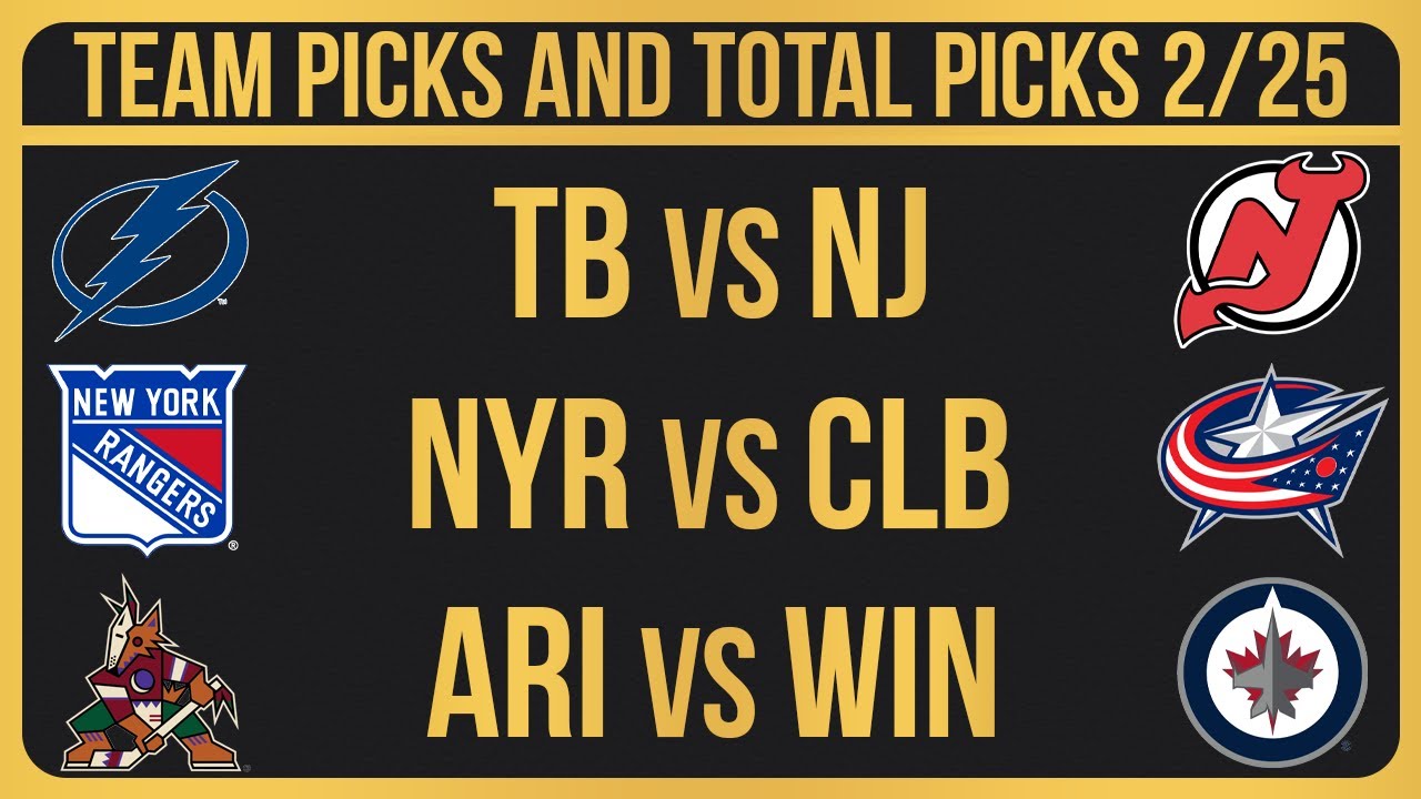 FREE NHL Picks Today 2/25/24 NHL Picks And Predictions - Win Big Sports