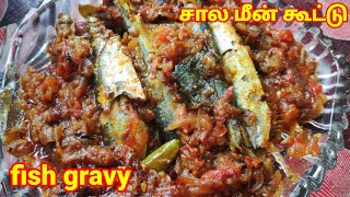 ரொம்ப ரொம்ப சுவையான சால மீன் கூட்டு/very tasty fish gravy/how to prepare tasty fish gravy recipe