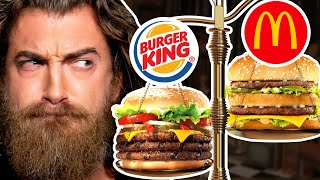 What's The Heaviest Fast Food Burger? (Test)