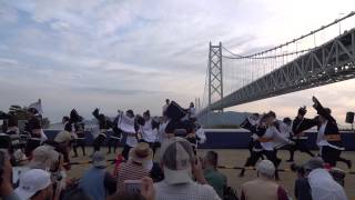 京炎そでふれ！チーム 大曇天返し 神戸よさこい2014 舞子公園