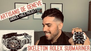 Skeleton Rolex Submariner by Artisans de Geneve