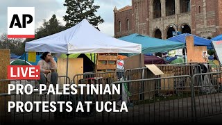 LIVE: Police respond to pro-Palestinian protests at UCLA