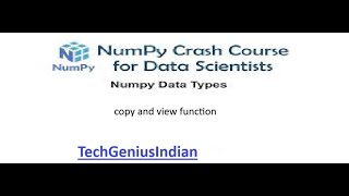 3.Mastering NumPy Data Types, Copy, and View Functions | Essential Python Skills for Data Science!