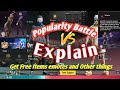 Pubg Mobile Popularity Battle Event Explain | | Get Free Items And Emotes