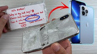 Download Mp3 How i Turn Destroyed iPhone X into a Brand New iPhone 13 Pro