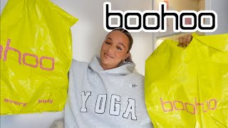 *new in* autumn boohoo try on haul 🍂🍁 | zara \u0026 skims dupes?! 😱