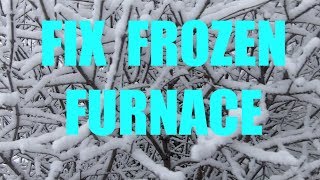 Fix Furnace Ice Up (Frozen Coil)