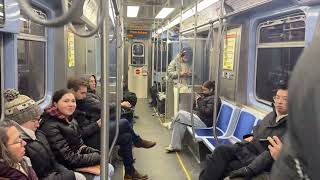 Chicago Train Ride Blue Line & Red Line | January 17, 2026 4K 60fps