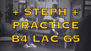 Steph Curry dunk+bonus footage at Warriors (3-1) practice in Oakland, day before LA Clippers Game 5