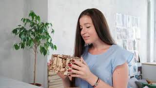 3D Wooden  Puzzle Antique Wooden Box