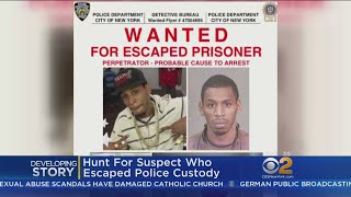 Robbery Suspect Remains At Large After Escaping Custody