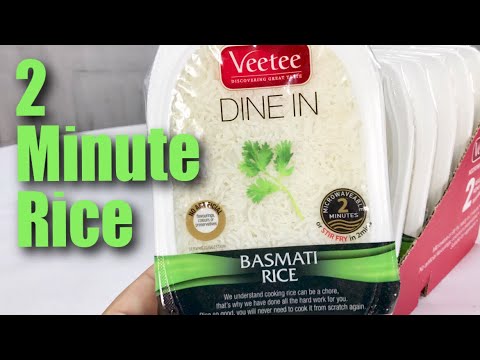 Veetee Dine In Basmati 2-Minute Microwavable Rice Taste Test and Review Veetee Dine In Basmati 2-Minute Microwavable Rice Taste Test and Review