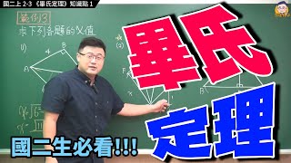 國二上2-3【畢氏定理】知識點1