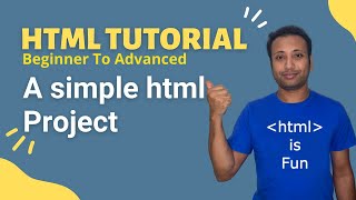 html bangla tutorial 47 : A simple Project for you  | HTML5 Challenge