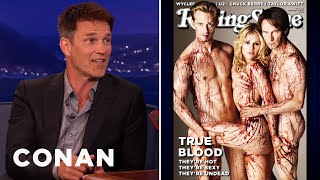 Stephen Moyer Relives The "True Blood" Photo Shoot | CONAN on TBS
